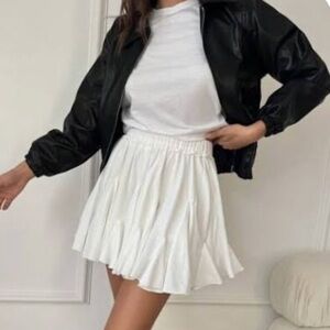 Shein Ruffled Hem Skirt